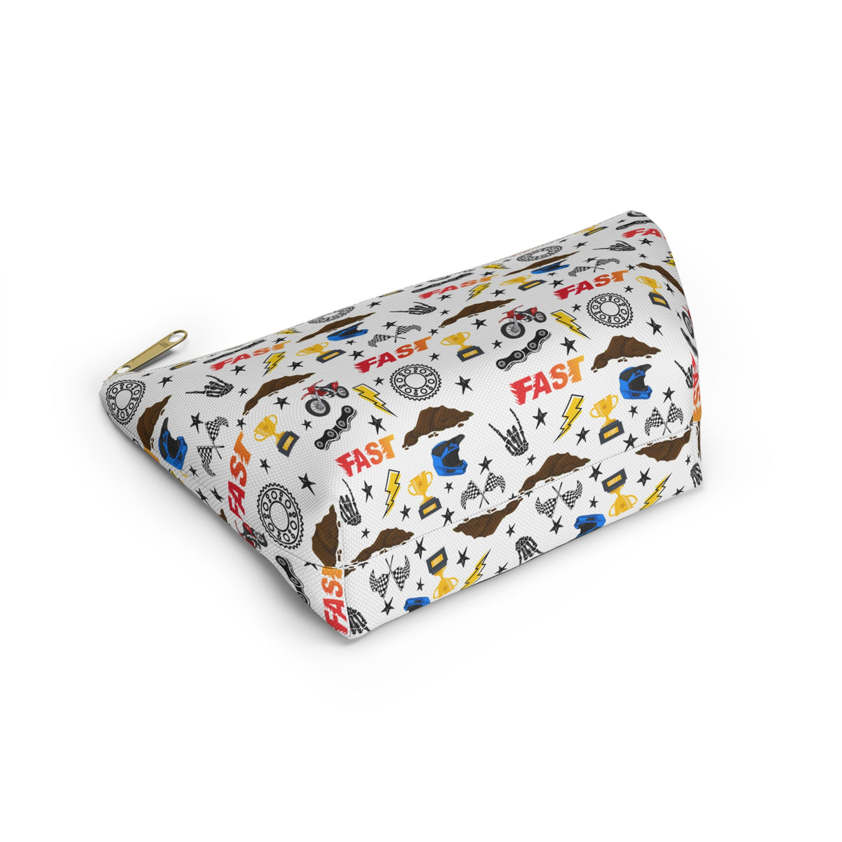 Motocross Themed Accessory Pouch