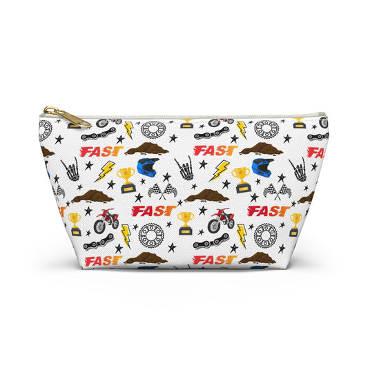 Motocross Themed Accessory Pouch