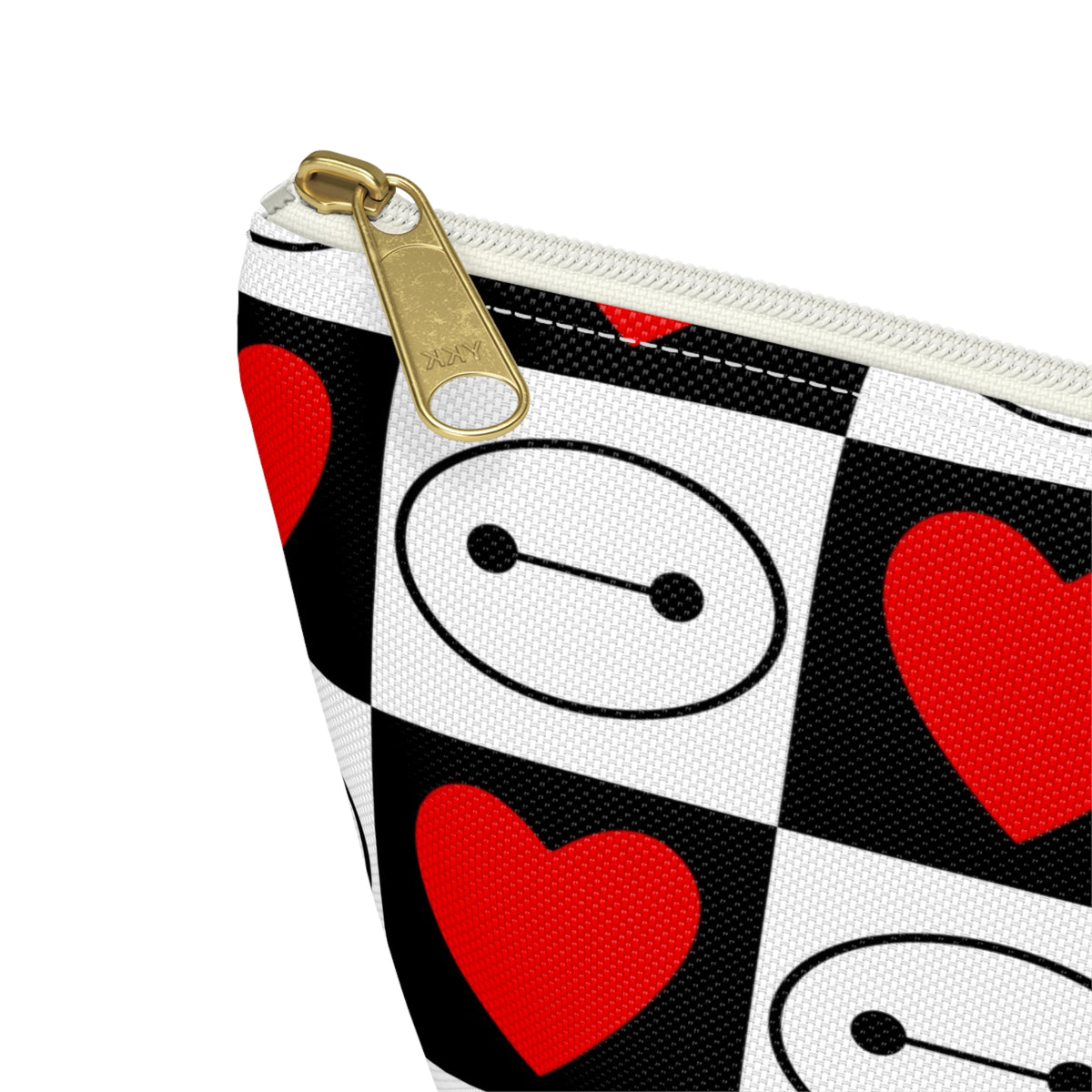 Baymax Love Inspired Checkered Accessory Pouch