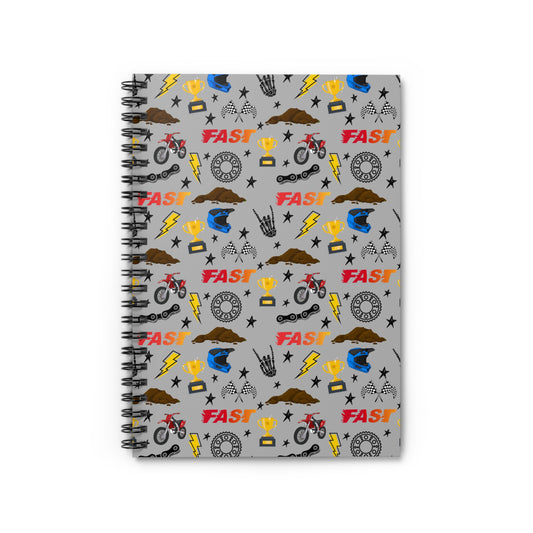 Moto Madness Spiral Notebook – Built for Speed & Dirt