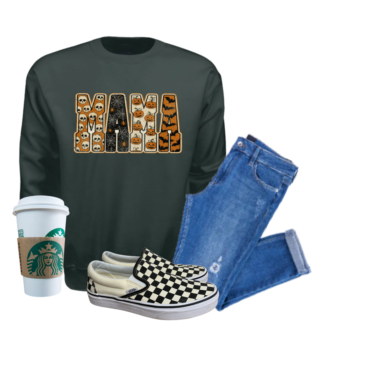 MAMA Halloween Graphic Sweatshirt