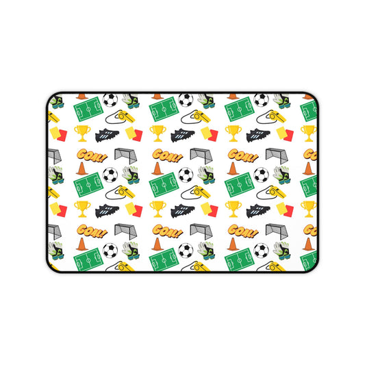 Soccer Inspired Desk Mat