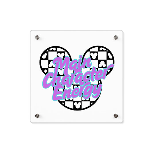 Main Character Energy Acrylic Wall Art Panel