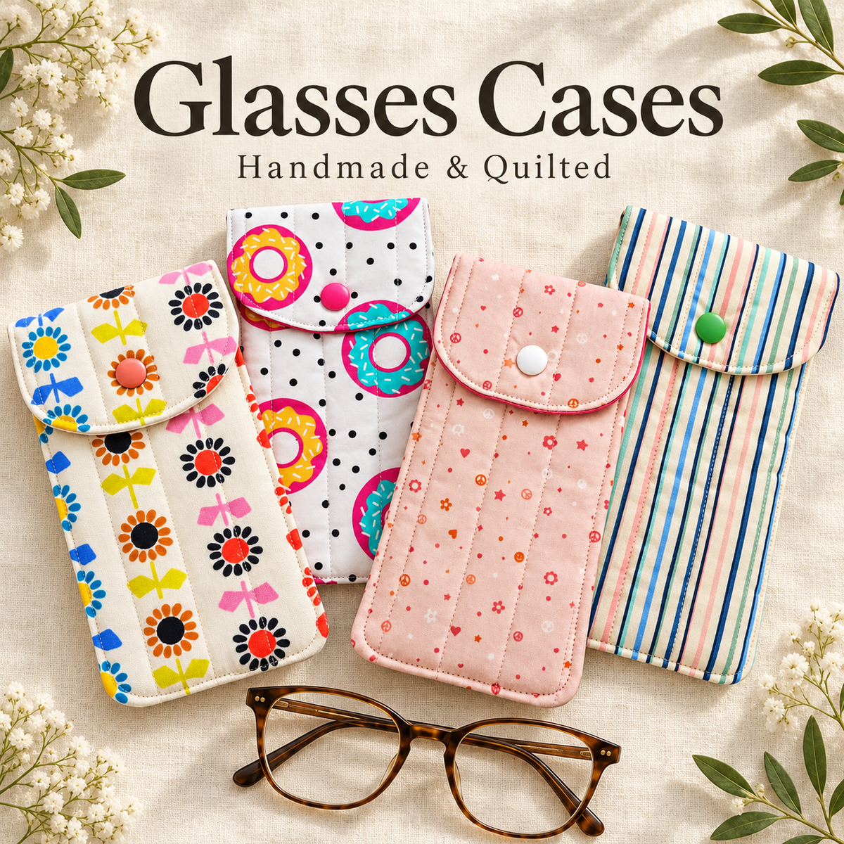 Quilted Glasses Case