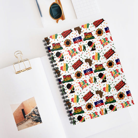 Juneteenth Celebration Spiral Notebook – Empowerment in Every Page