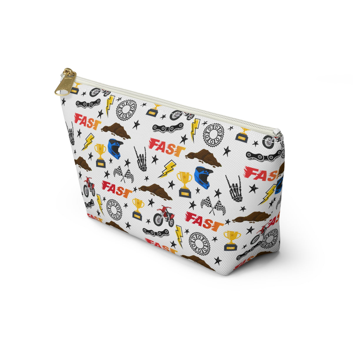 Motocross Themed Accessory Pouch