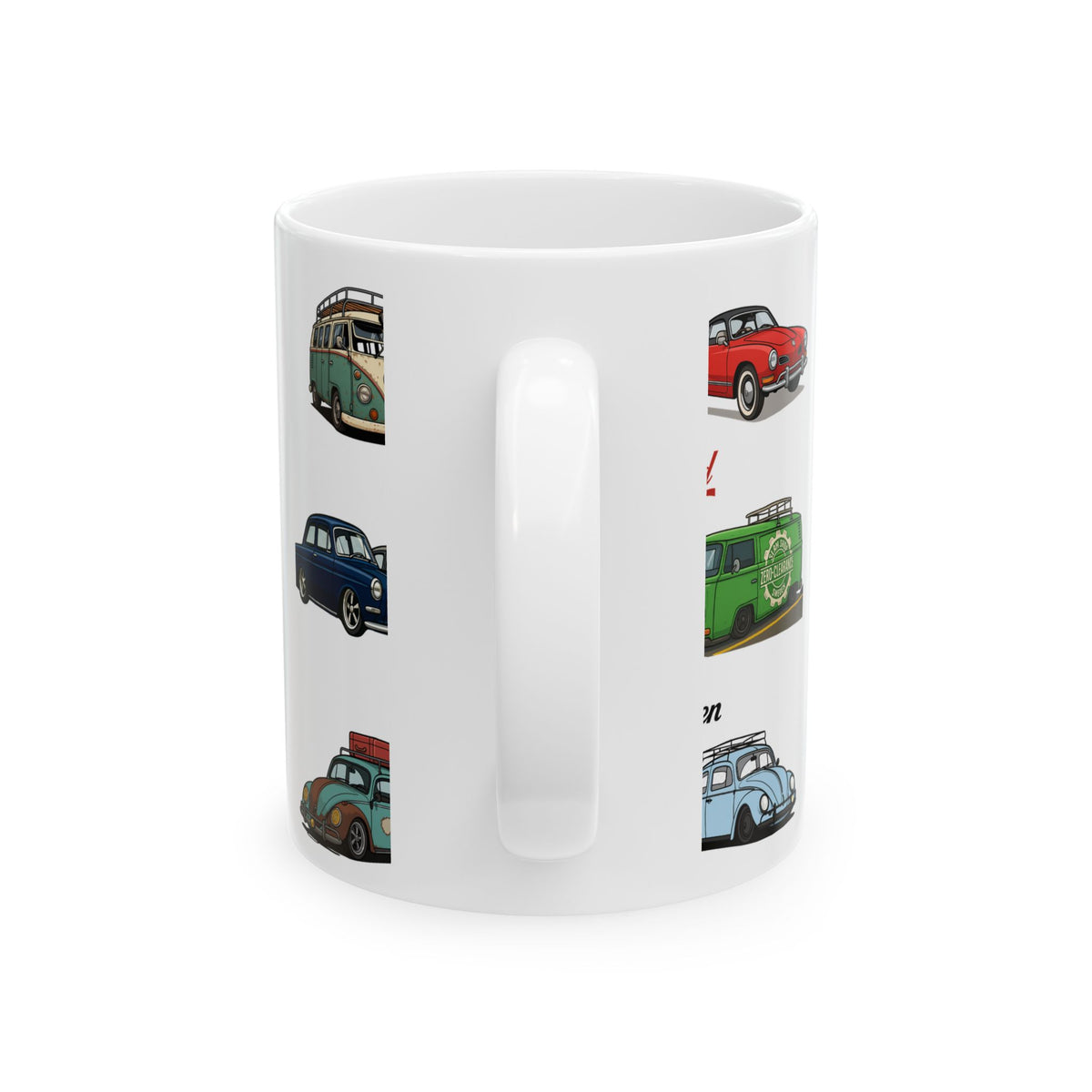 Vintage VW Ceramic Mug, (11oz, 15oz)