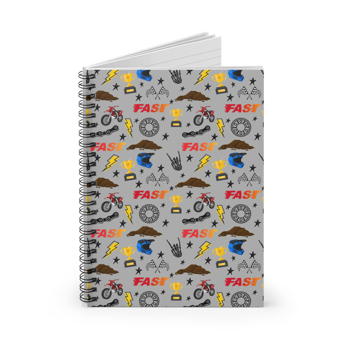 Moto Madness Spiral Notebook – Built for Speed & Dirt