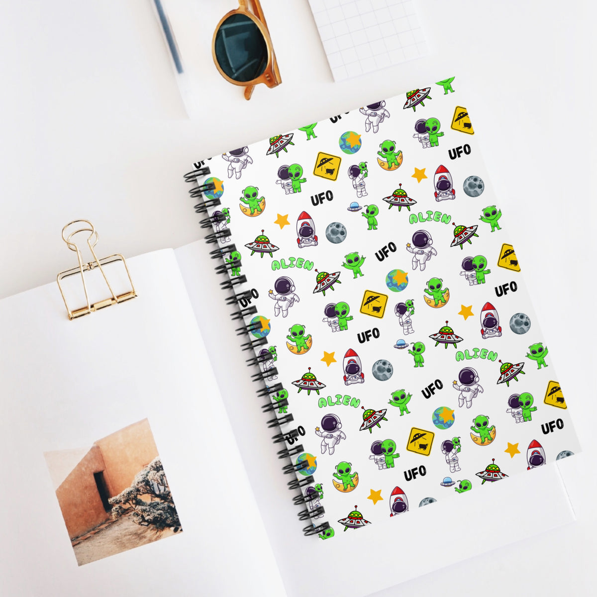 Alien Invasion Spiral Notebook – Out-of-This-World Design