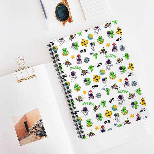 Alien Invasion Spiral Notebook – Out-of-This-World Design