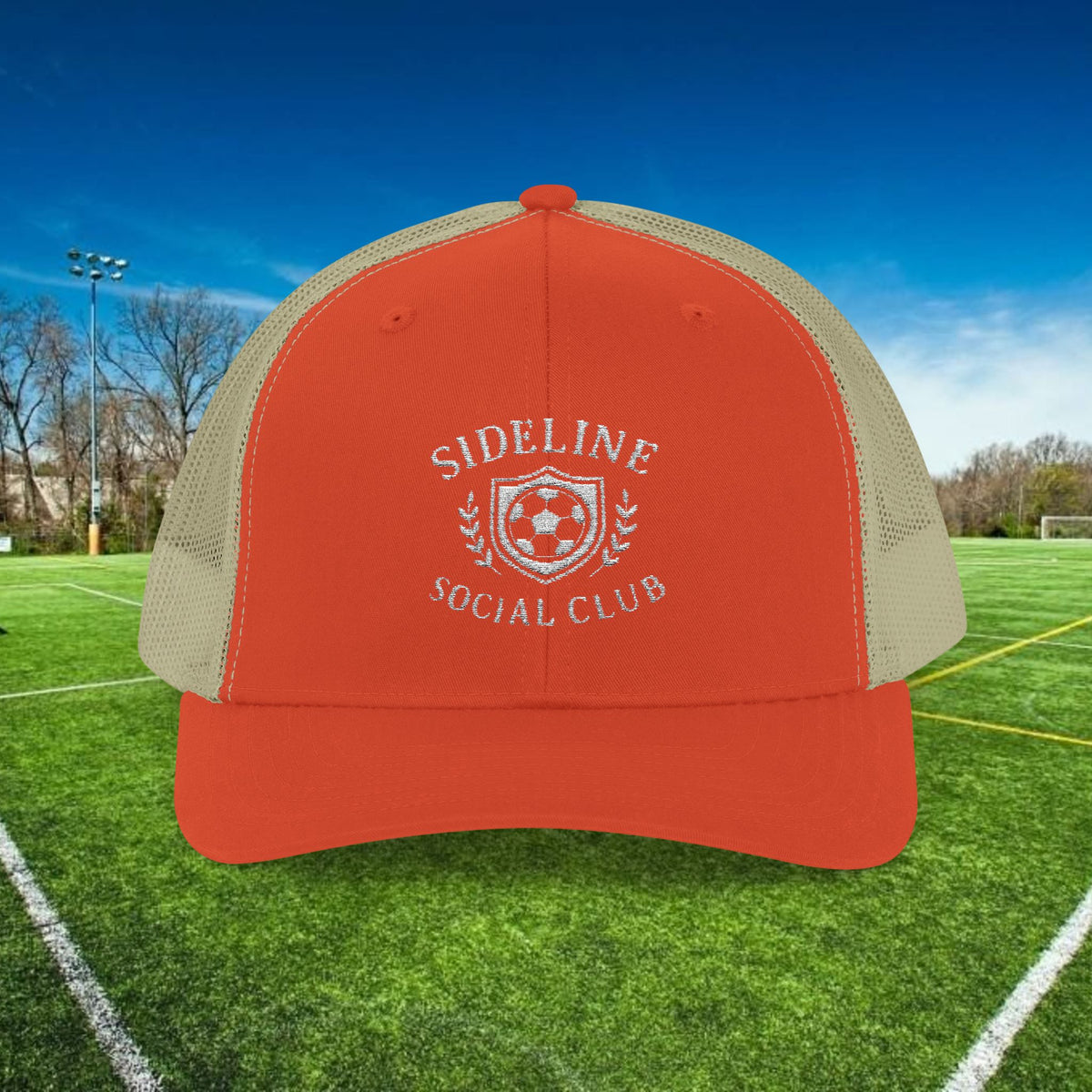 Sideline Social Club Trucker Hat – For the Fans Who Never Miss a Match