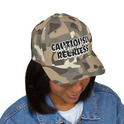 Cautiously Reckless Cap - Adventure Hat, Outdoor Baseball Cap, Gift for Adventurers, Casual Style, Trendy Headwear