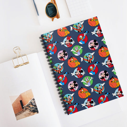 Disney Friends Spiral Notebook