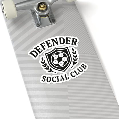 Defender Social Club Kiss-Cut Sticker