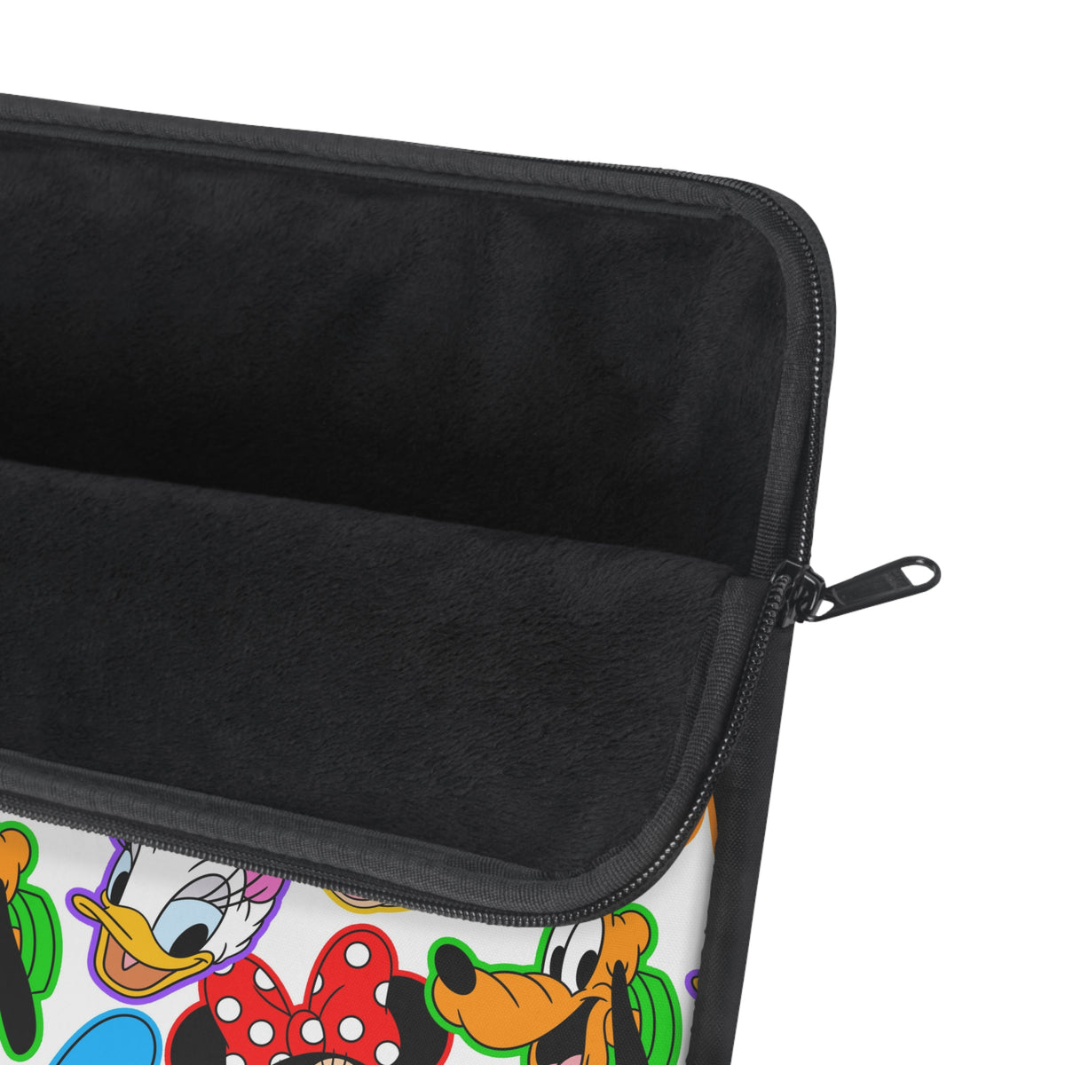 Classic Disney Faces Laptop Sleeve - Bright Color Pattern