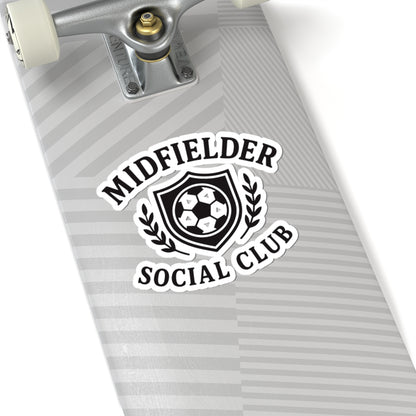 Midfielder Social Club Vinyl Kiss-Cut Stickers