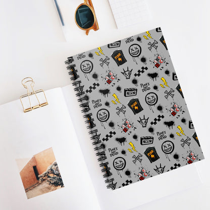 Punk Rock Spiral Notebook – Grunge, Grit & Rebellion