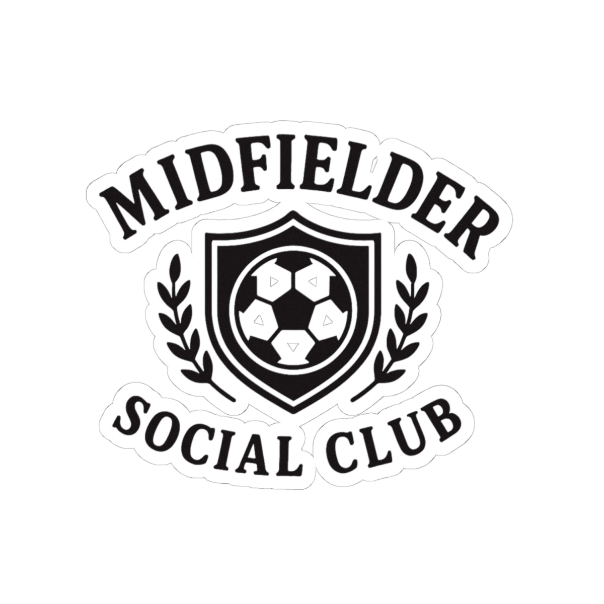 Midfielder Social Club Vinyl Kiss-Cut Stickers