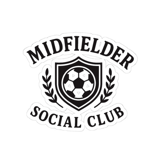 Midfielder Social Club Vinyl Kiss-Cut Stickers
