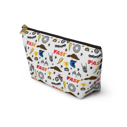 Motocross Themed Accessory Pouch