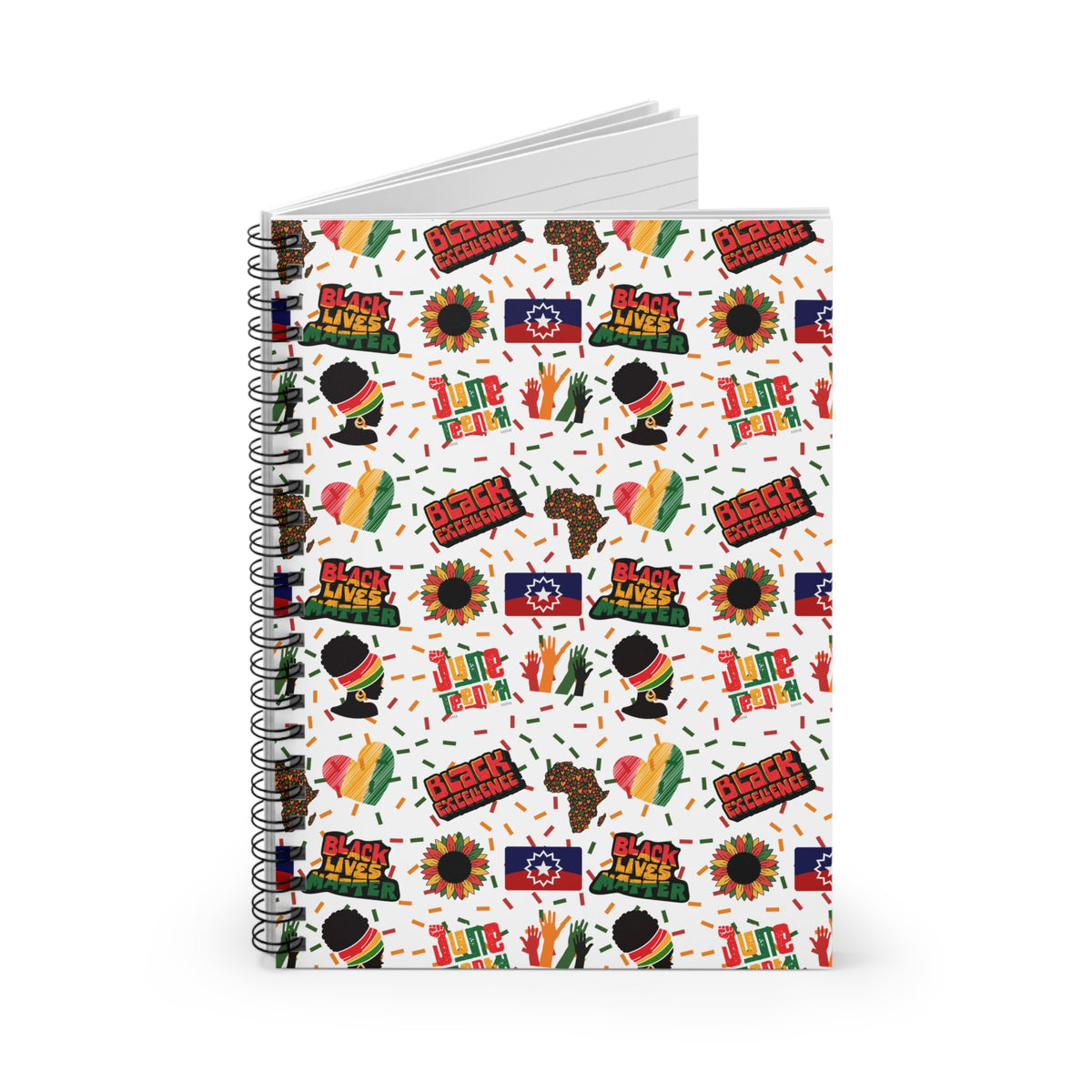 Juneteenth Celebration Spiral Notebook – Empowerment in Every Page