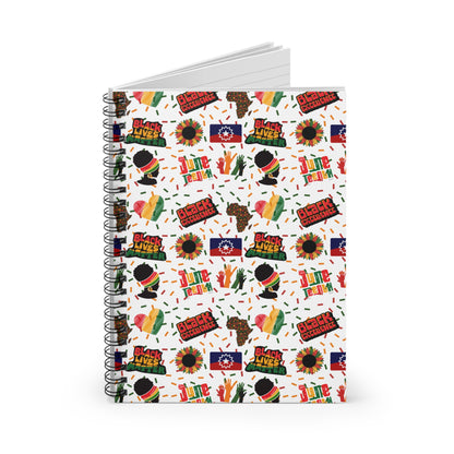 Juneteenth Celebration Spiral Notebook – Empowerment in Every Page