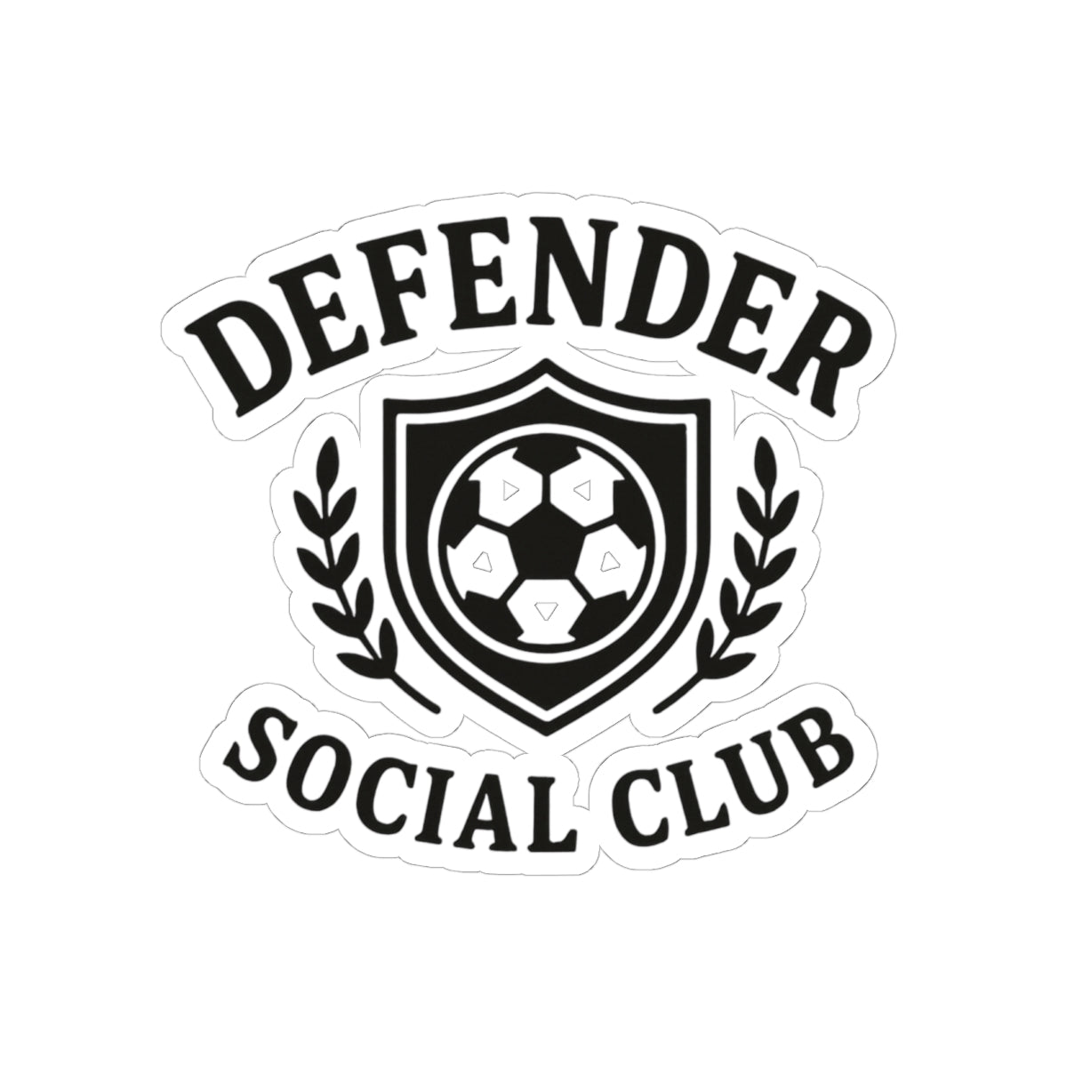 Defender Social Club Kiss-Cut Sticker