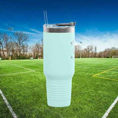 Sideline Social Club 40 oz Tumbler w/Black Logo