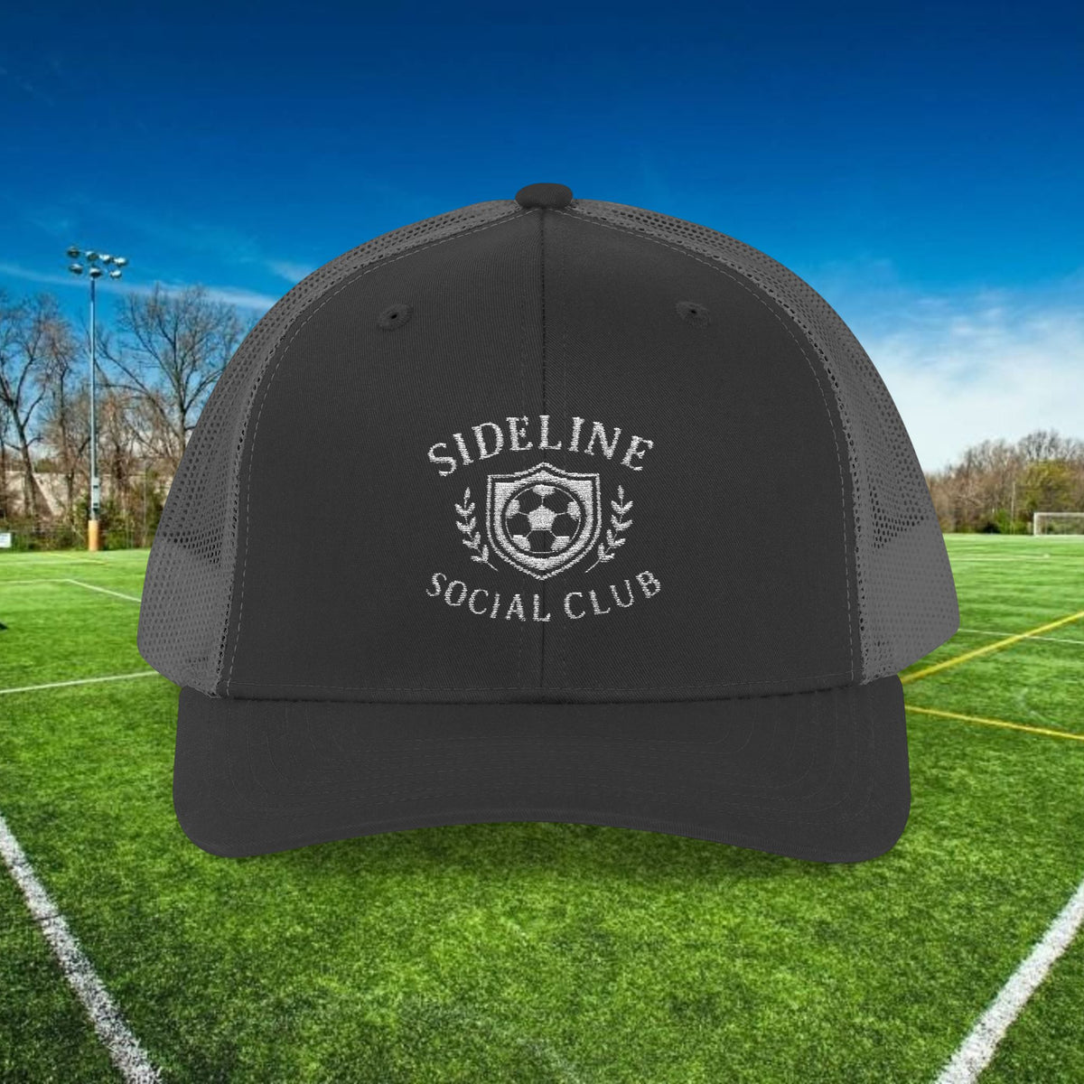 Sideline Social Club Trucker Hat – For the Fans Who Never Miss a Match