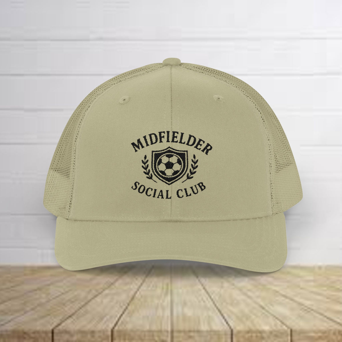 Midfielder Social Club w/Black Logo - Snapback Trucker Cap