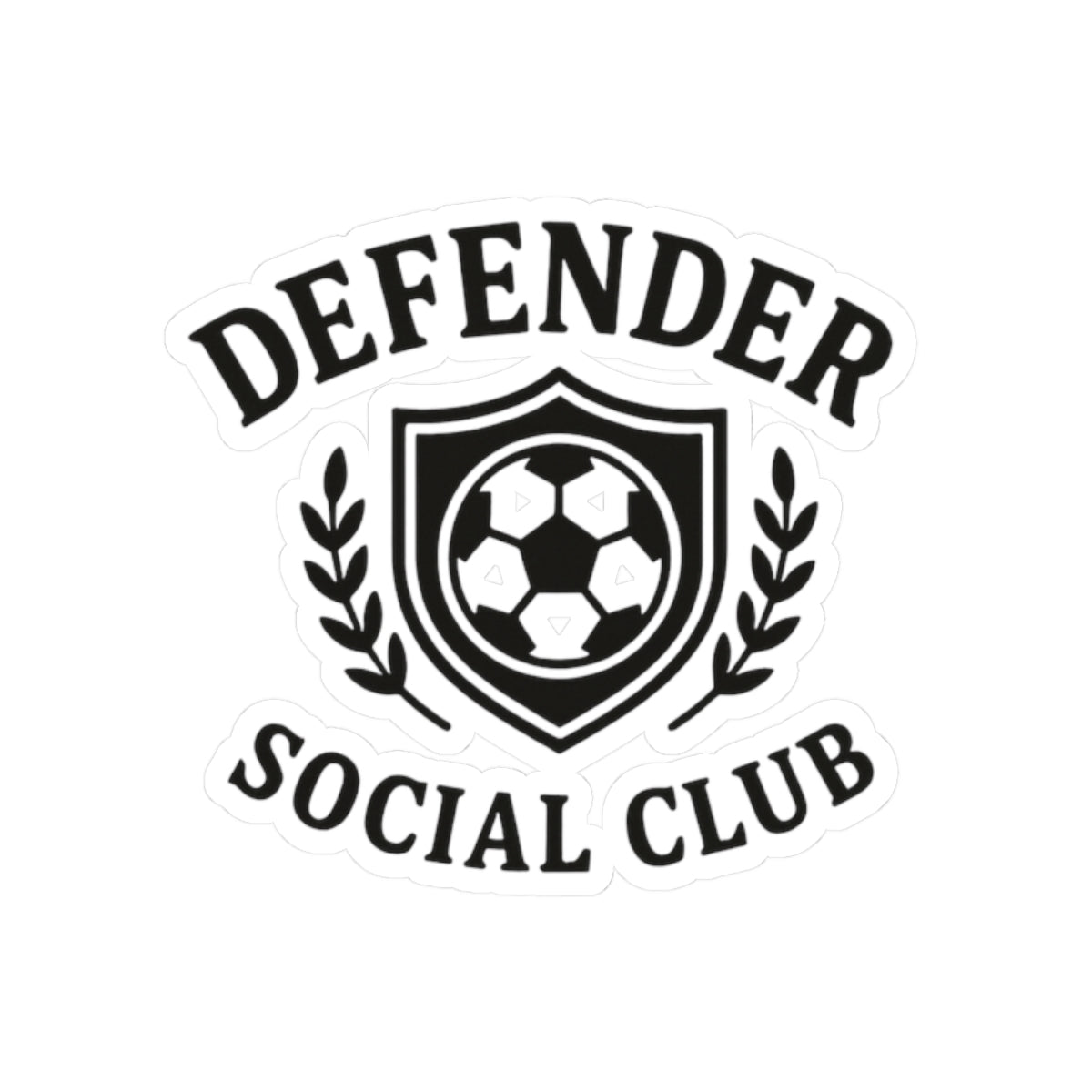Defender Social Club Kiss-Cut Sticker