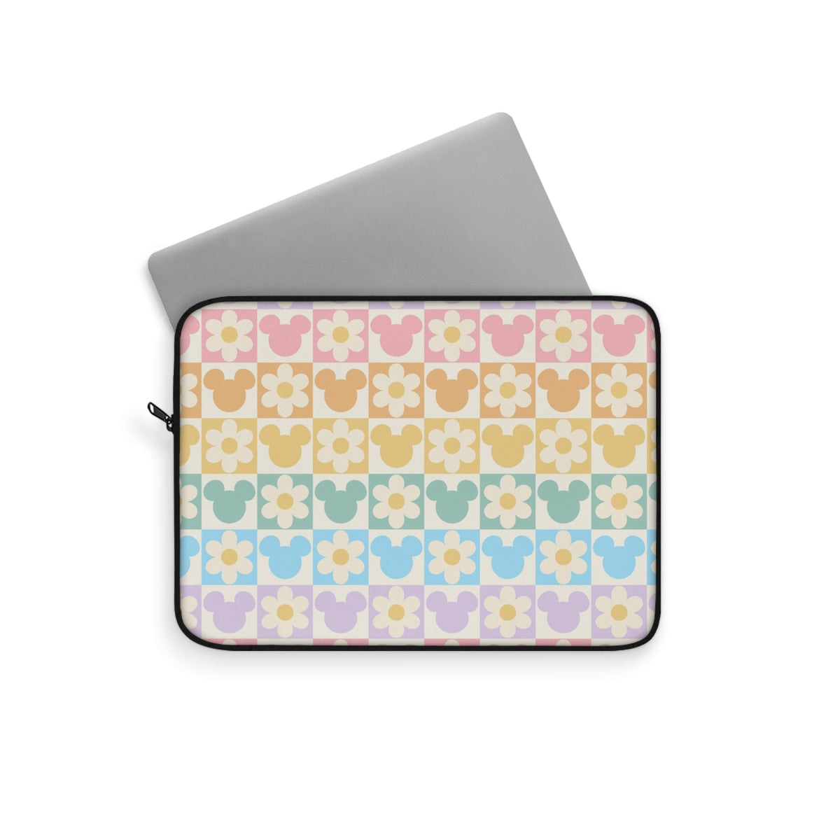 Retro Mouse & Daisy Laptop Sleeve