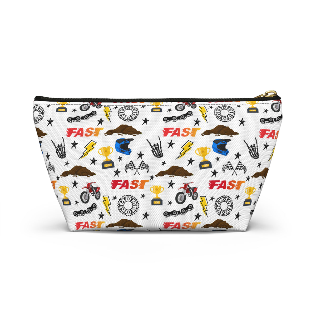 Motocross Themed Accessory Pouch