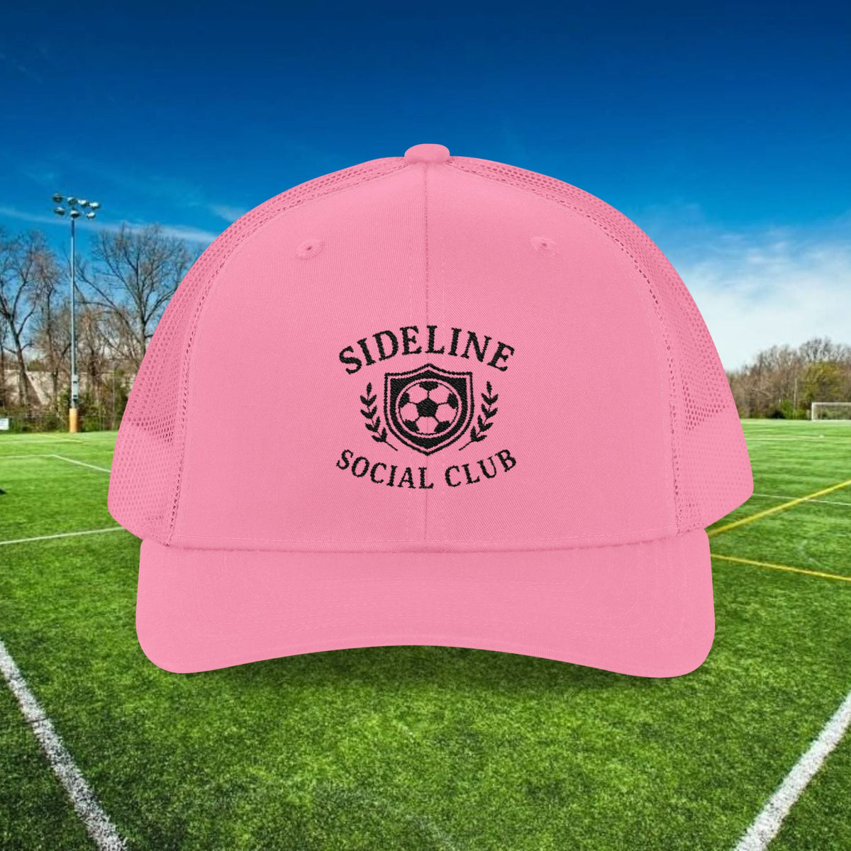 Sideline Social Club Trucker Hat – For the Fans Who Never Miss a Match