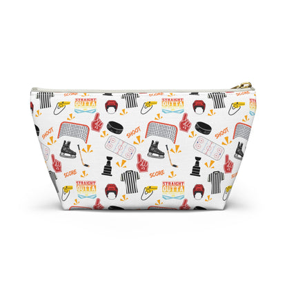Hockey Inspired "Straight Outta the Penalty Box" Accessory Pouch