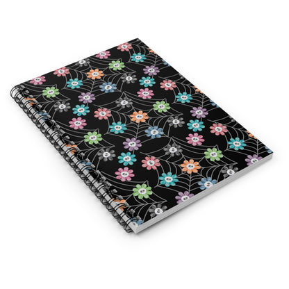 Spooky Bloom Spiral Notebook – Cute Meets Creepy