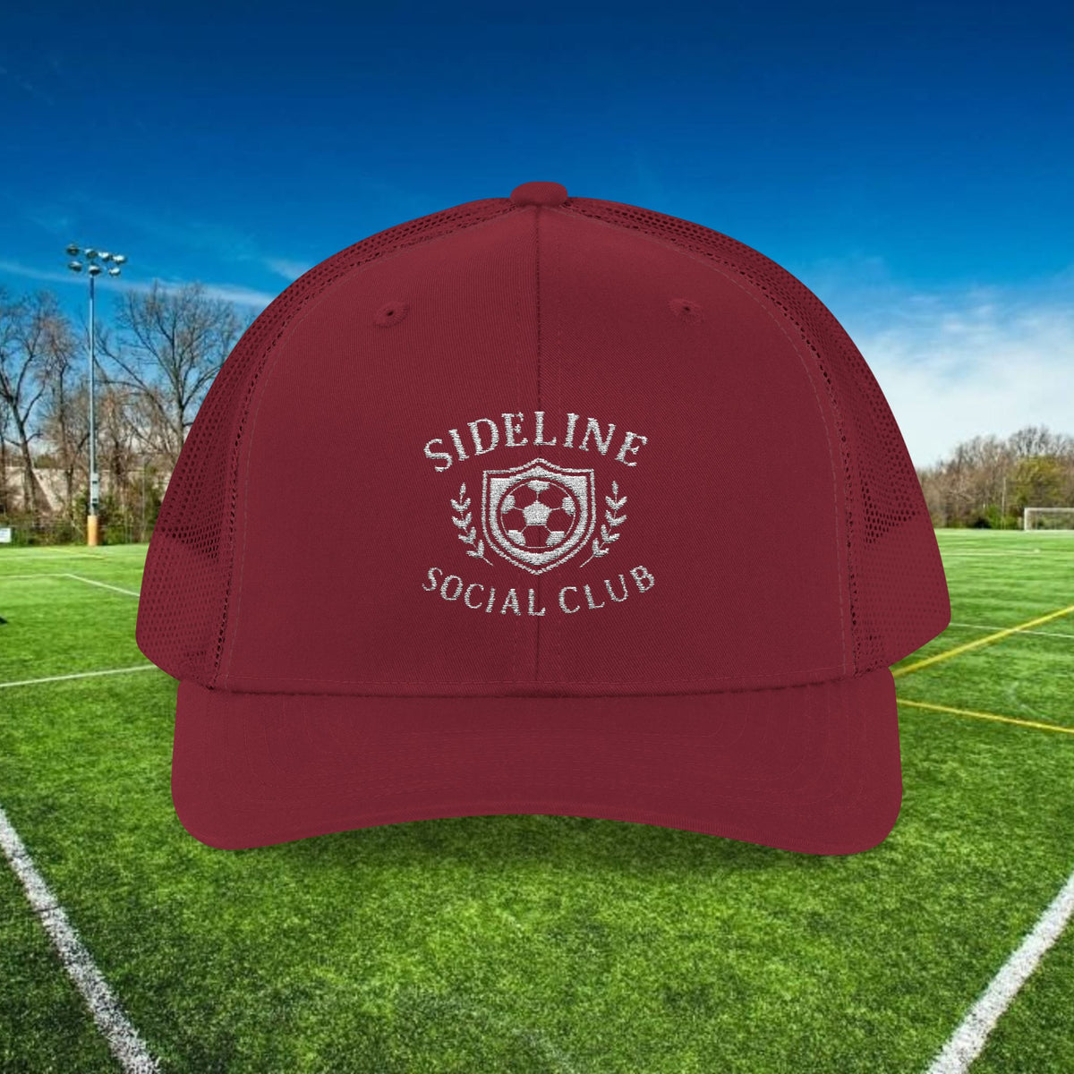 Sideline Social Club Trucker Hat – For the Fans Who Never Miss a Match