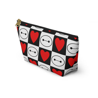 Baymax Love Inspired Checkered Accessory Pouch