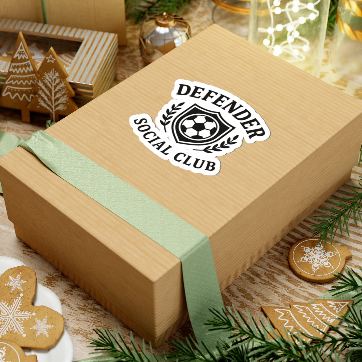 Defender Social Club Kiss-Cut Sticker
