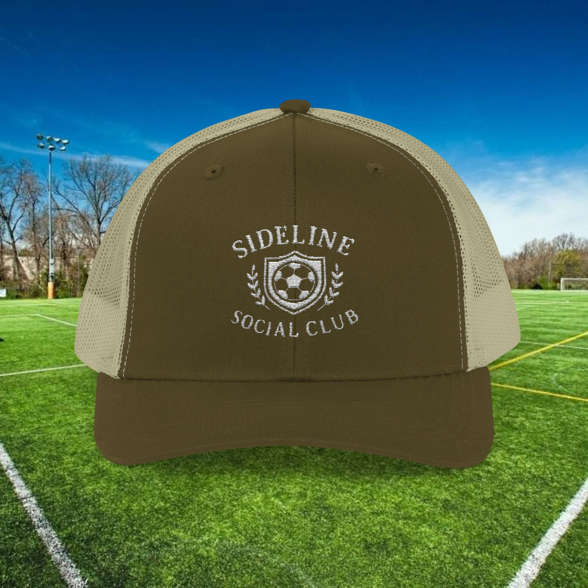 Sideline Social Club Trucker Hat – For the Fans Who Never Miss a Match