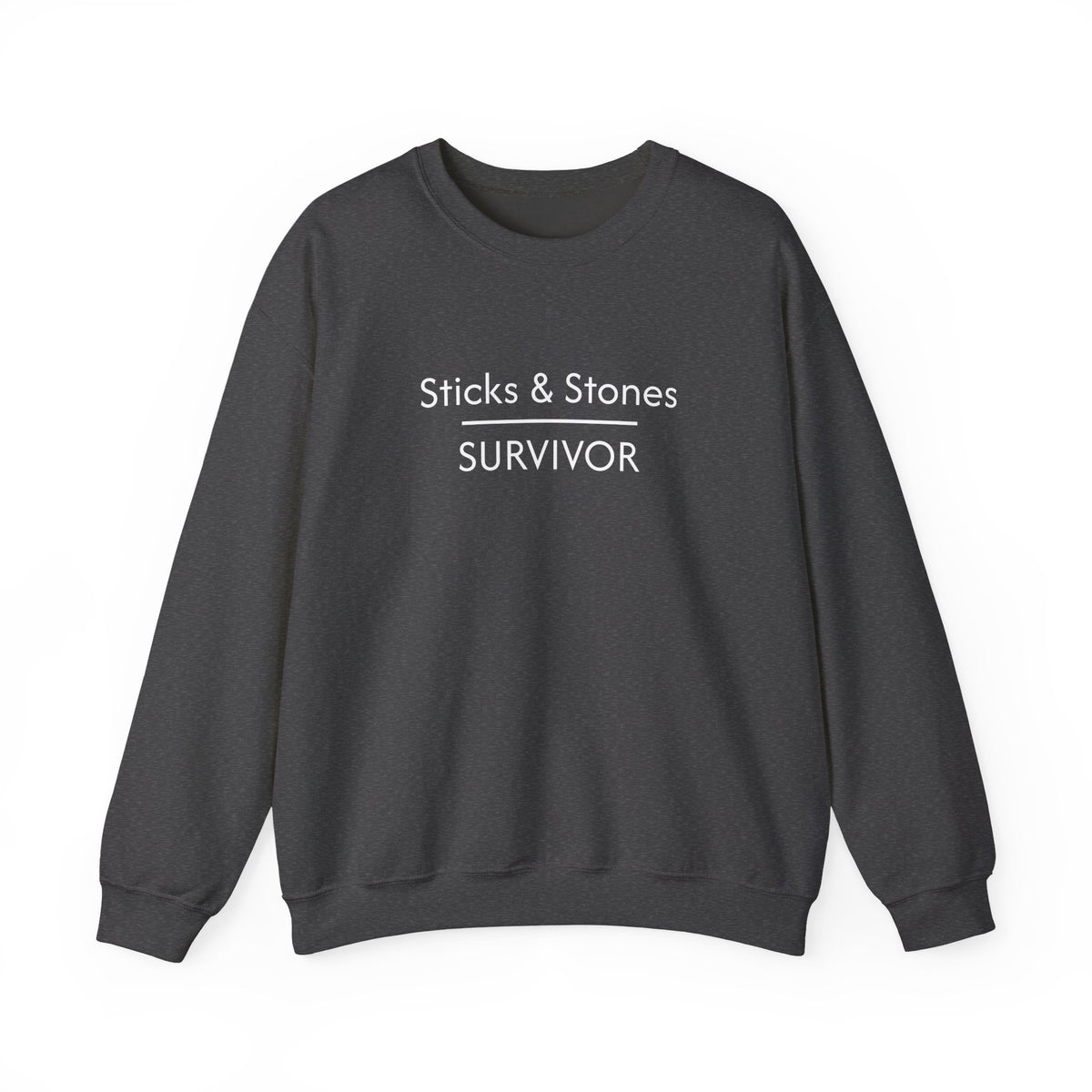 Sticks & Stones Survivor Crew Neck Sweatshirt