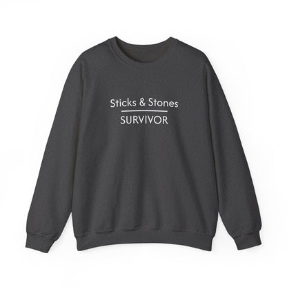 Sticks & Stones Survivor Crew Neck Sweatshirt