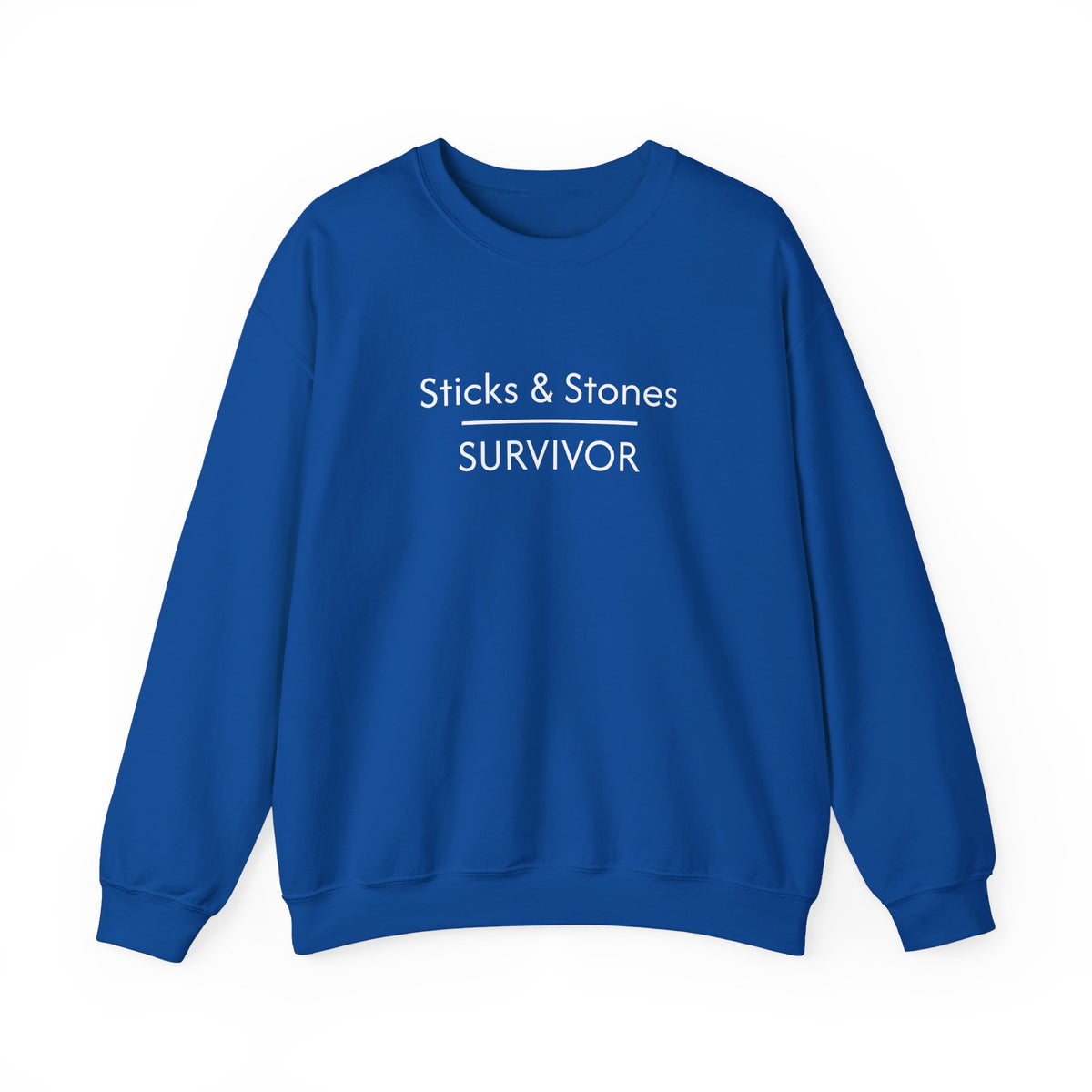 Sticks & Stones Survivor Crew Neck Sweatshirt