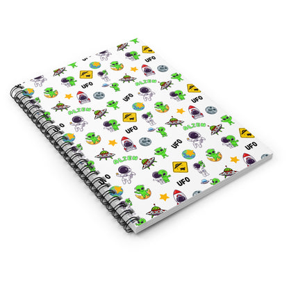 Alien Invasion Spiral Notebook – Out-of-This-World Design