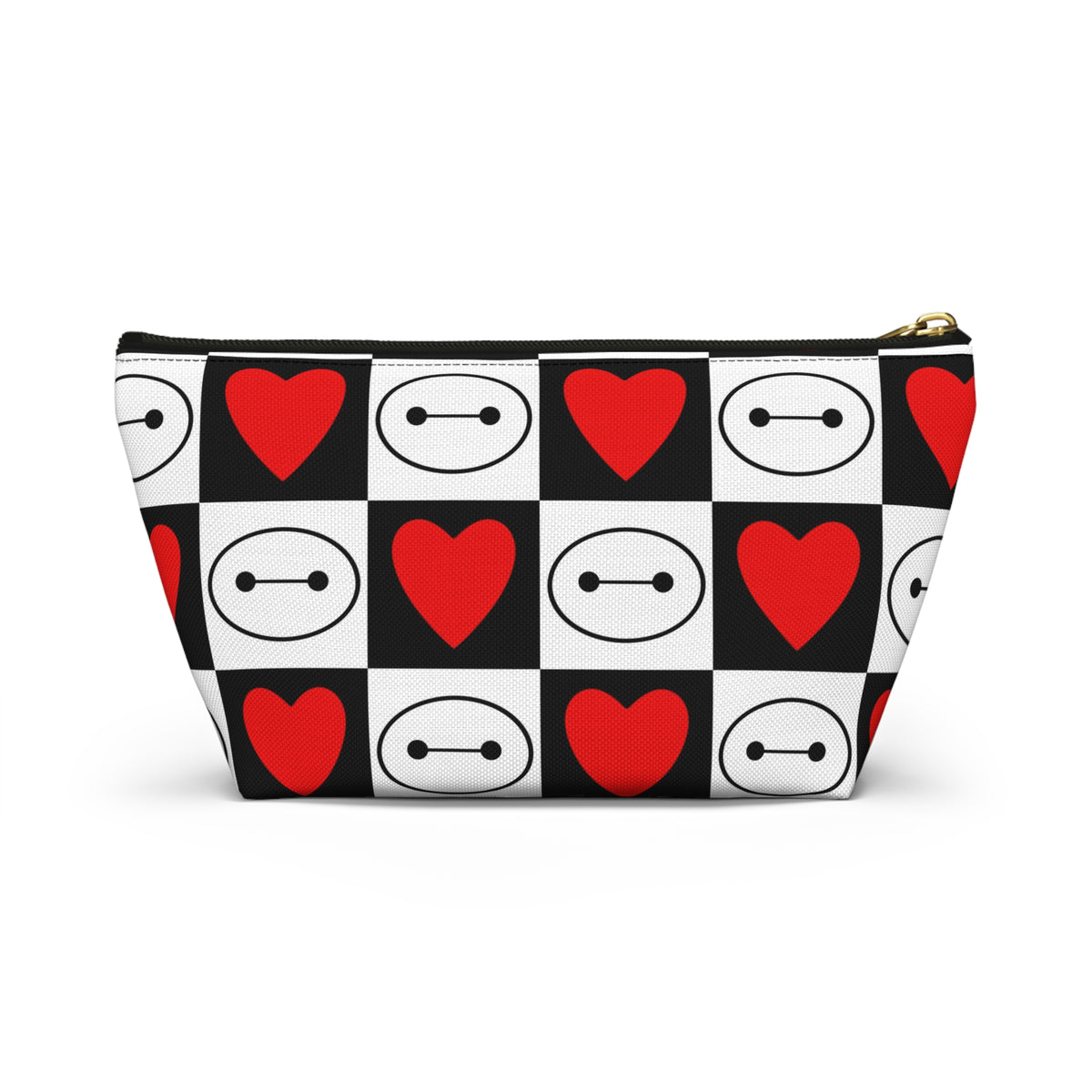 Baymax Love Inspired Checkered Accessory Pouch