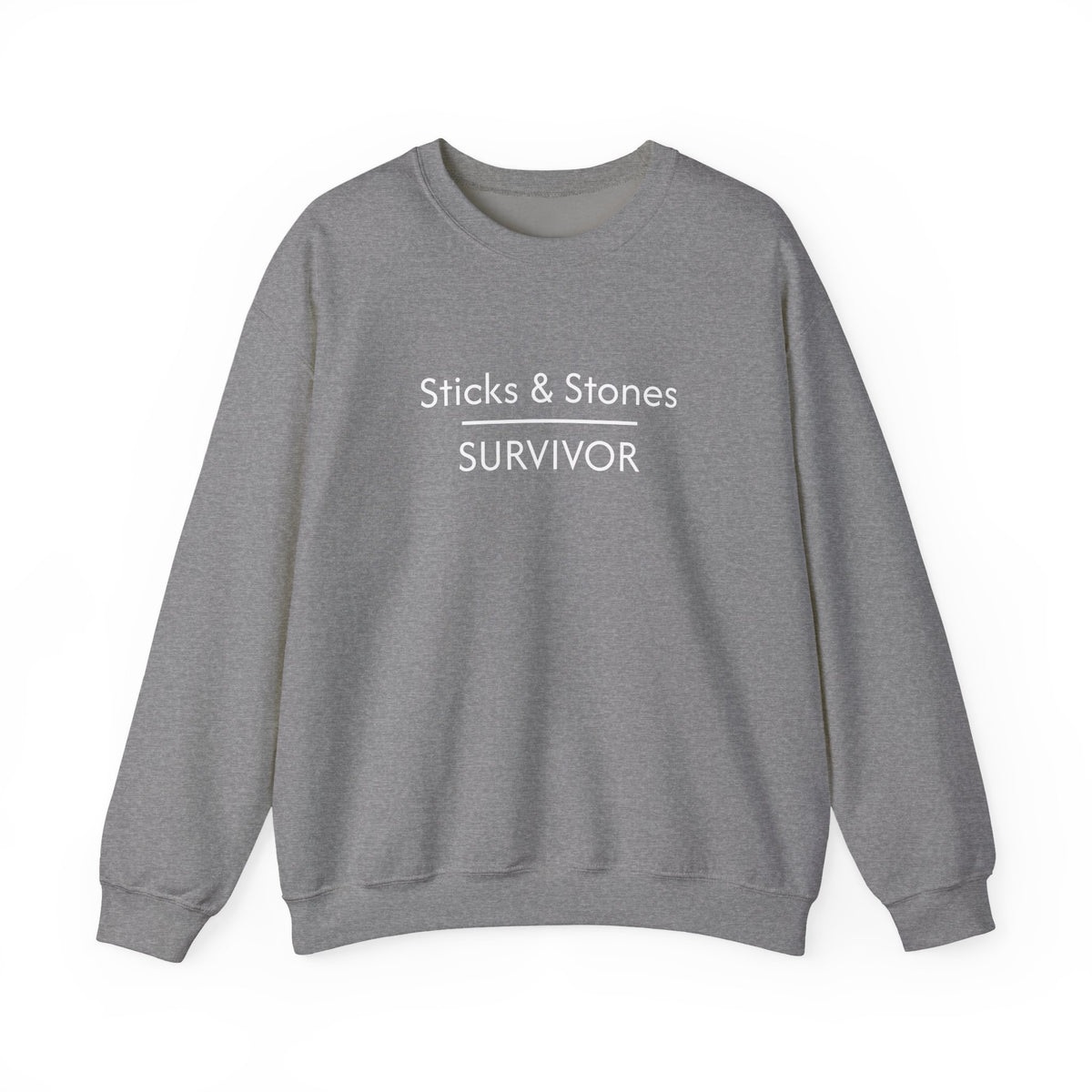 Sticks & Stones Survivor Crew Neck Sweatshirt