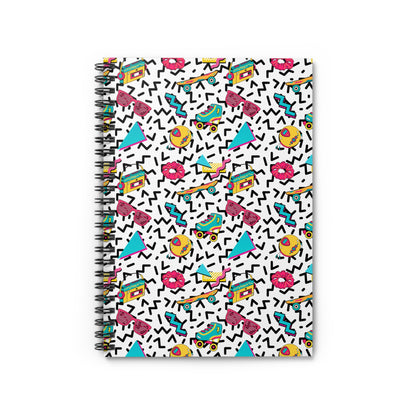 Totally 80s Spiral Notebook – Retro Vibes Only