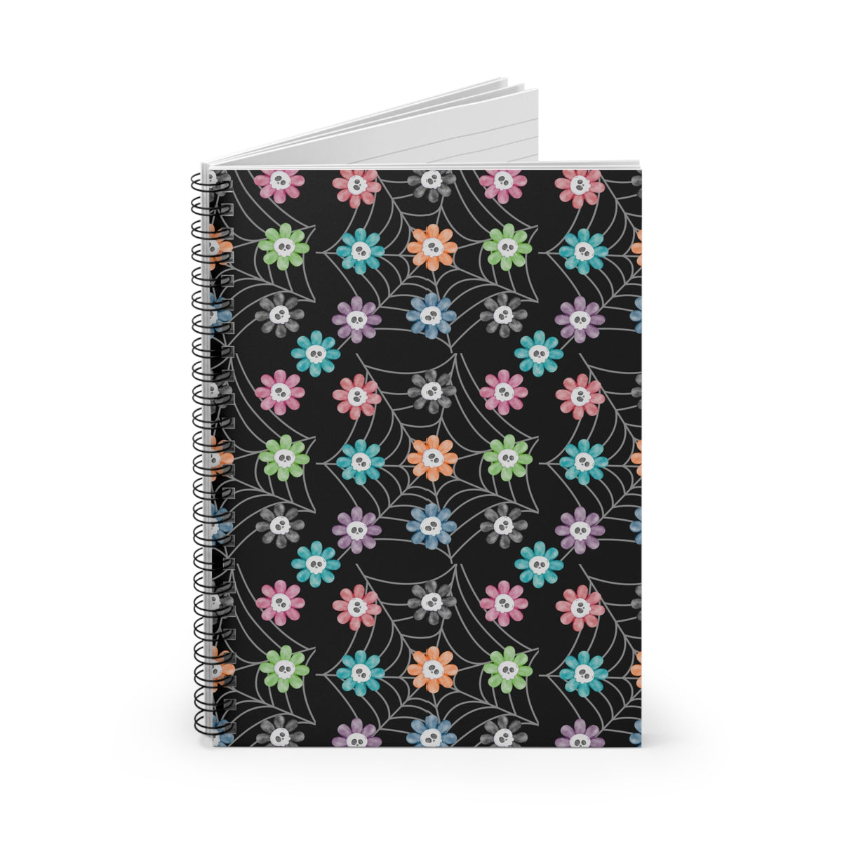 Spooky Bloom Spiral Notebook – Cute Meets Creepy