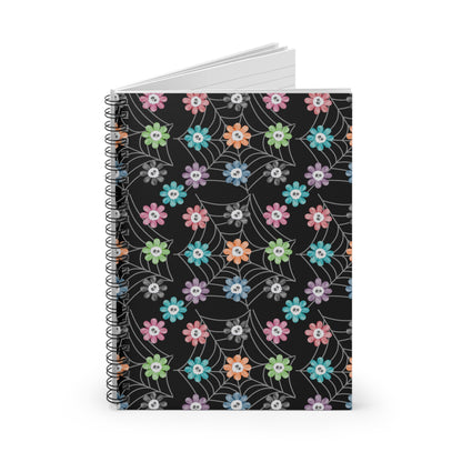 Spooky Bloom Spiral Notebook – Cute Meets Creepy