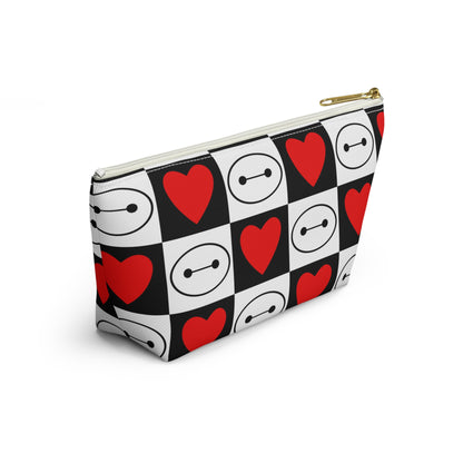 Baymax Love Inspired Checkered Accessory Pouch